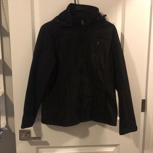 Vertical 9 black rain jacket